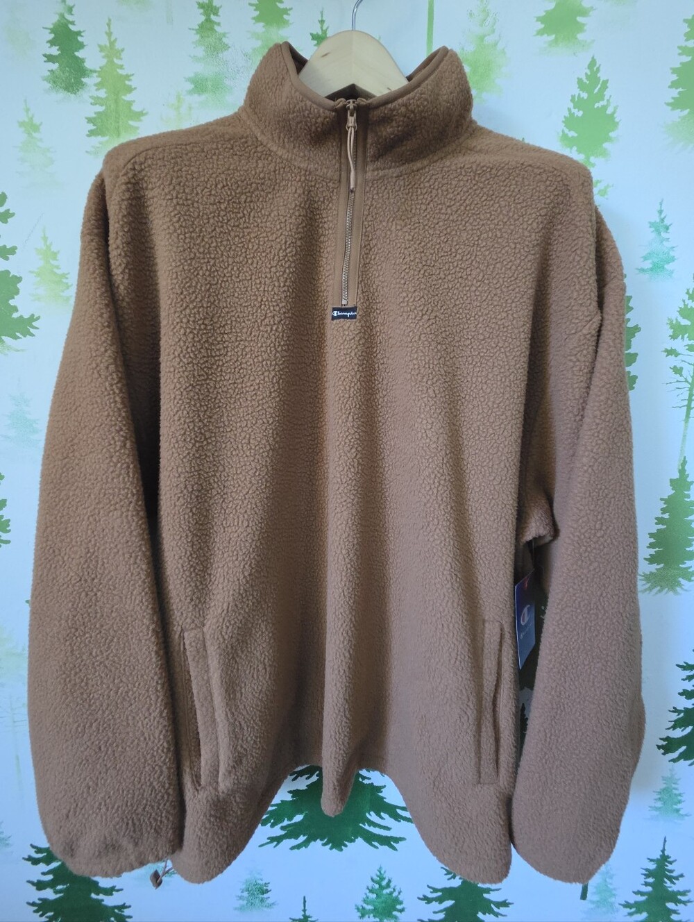 Champion Quarter-Zip Sherpa Fleece Pullover
